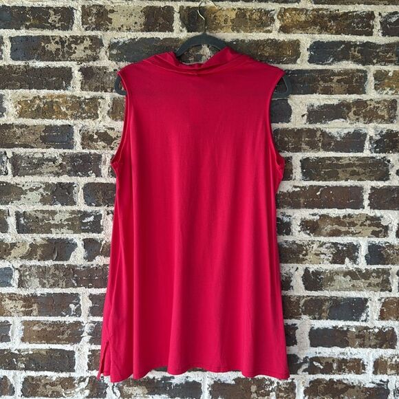 NWT Focus Sleeveless Cotton Cowl Neck Top Size Large - Picture 6 of 7